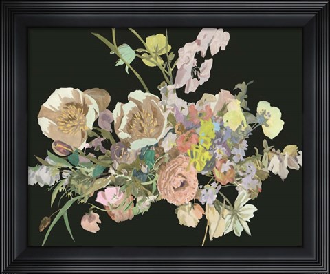 Framed Blooming in the Dark IV Print
