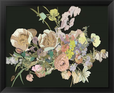 Framed Blooming in the Dark IV Print