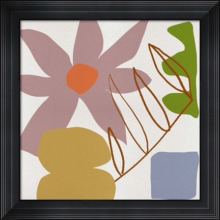 Framed Flower Petals II Print