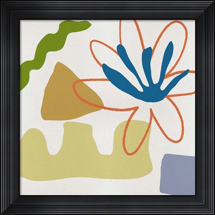 Framed Flower Petals III Print