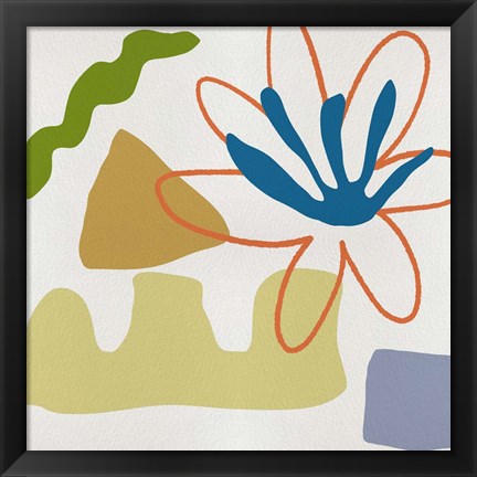 Framed Flower Petals III Print