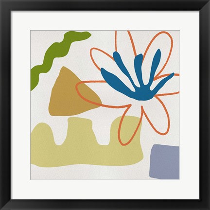 Framed Flower Petals III Print