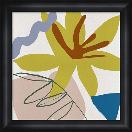 Framed Flower Petals V Print