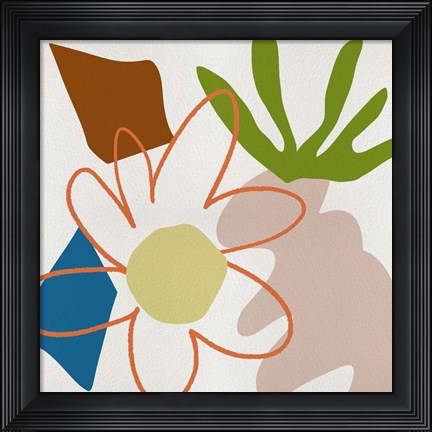 Framed Flower Petals VI Print