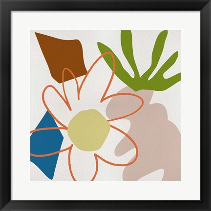Framed Flower Petals VI Print