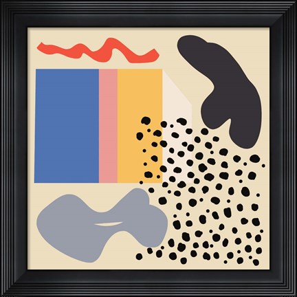 Framed 90&#39;s V Print