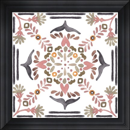 Framed Summertime Ceramic I Print