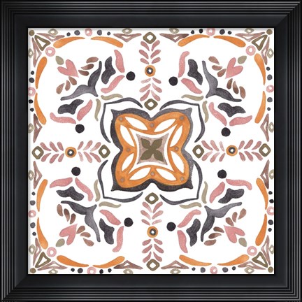 Framed Summertime Ceramic VI Print