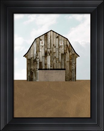Framed Barn&#39;s Portrait I Print