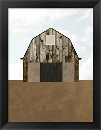 Framed Barn&#39;s Portrait II Print