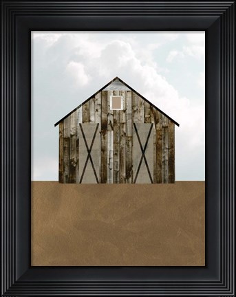 Framed Barn&#39;s Portrait III Print