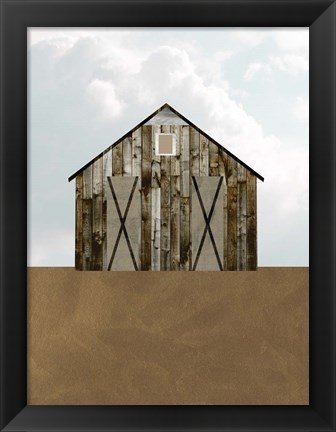 Framed Barn&#39;s Portrait III Print