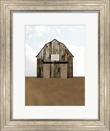 Framed Barn&#39;s Portrait IV Print