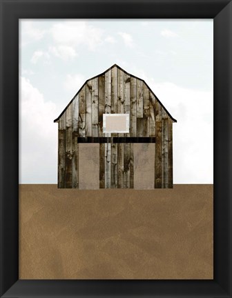 Framed Barn&#39;s Portrait IV Print