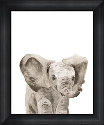 Framed Safari Animal Portraits III Print