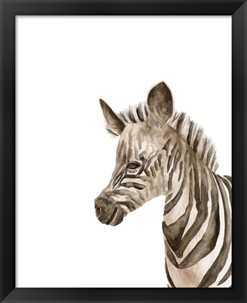 Framed Safari Animal Portraits IV Print