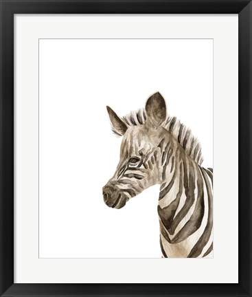 Framed Safari Animal Portraits IV Print