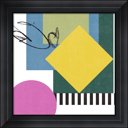 Framed Pianist IV Print