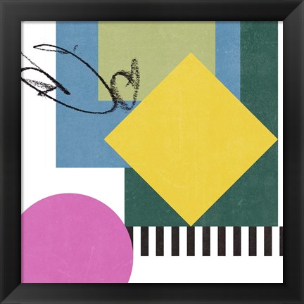 Framed Pianist IV Print