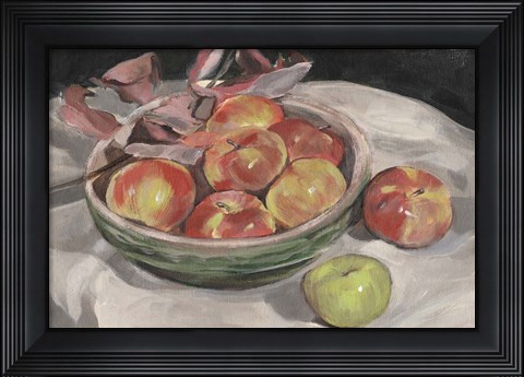 Framed Autumn Apples I Print