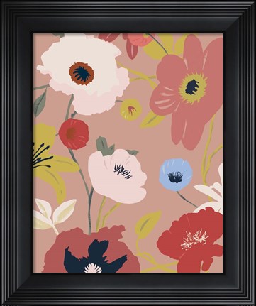 Framed Merry Mallow I Print