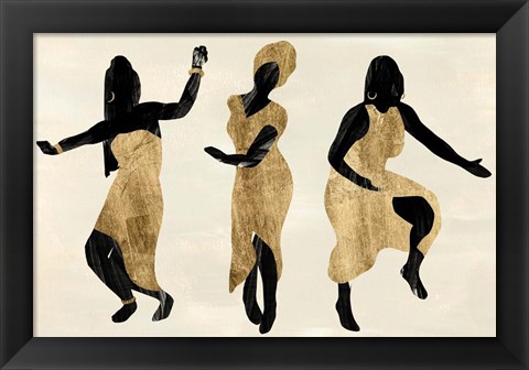 Framed Celebration Dance I Print