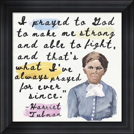Framed Harriet Tubman II Print