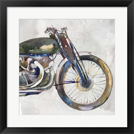 Framed Moto Metal II Print