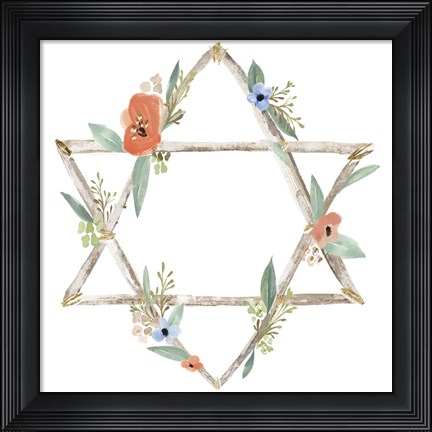 Framed Adorned Star I Print