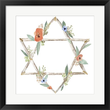 Framed Adorned Star I Print