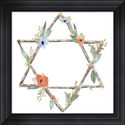 Framed Adorned Star II Print
