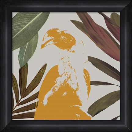 Framed Graphic Tropical Bird II Print