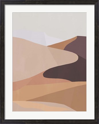 Framed Desert Dunes I Print