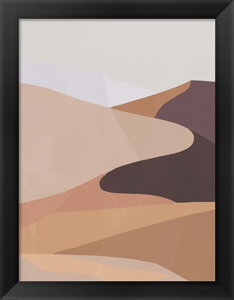 Framed Desert Dunes I Print