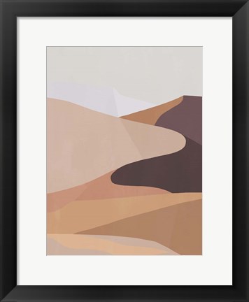 Framed Desert Dunes I Print