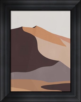 Framed Desert Dunes II Print