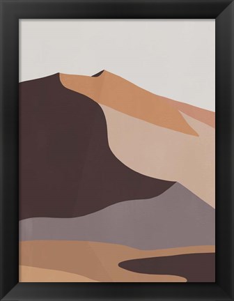 Framed Desert Dunes II Print