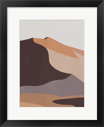 Framed Desert Dunes II Print