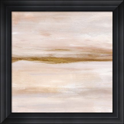 Framed Golden Horizon I Print