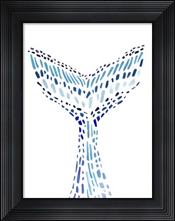 Framed Mosaic Tail II Print