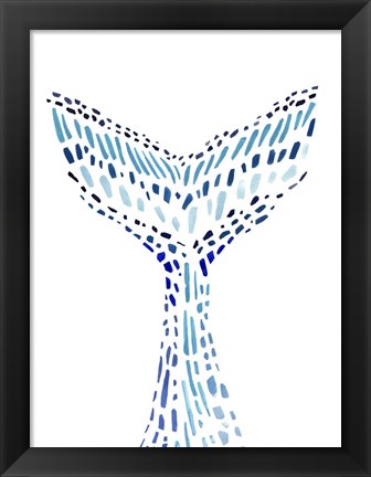 Framed Mosaic Tail II Print