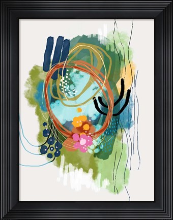 Framed Lilies On The Lake Print