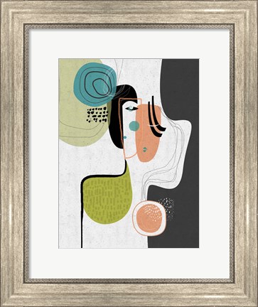 Framed Love In Pieces Print