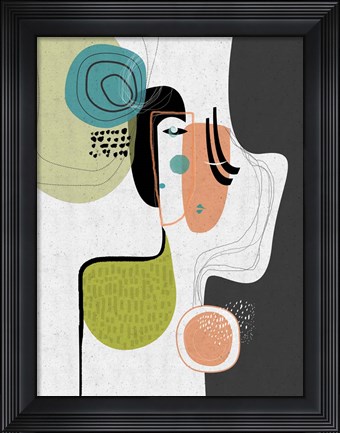 Framed Love In Pieces Print