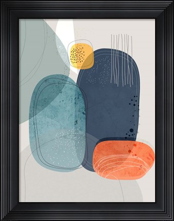 Framed Rocks Duo 01 Print