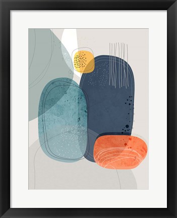 Framed Rocks Duo 01 Print