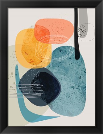 Framed Tangled Rocks Print