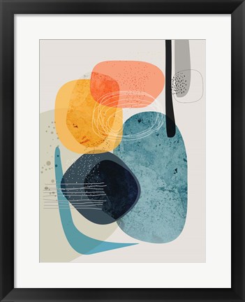 Framed Tangled Rocks Print