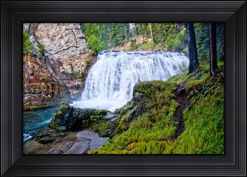 Framed South Fork Falls Print