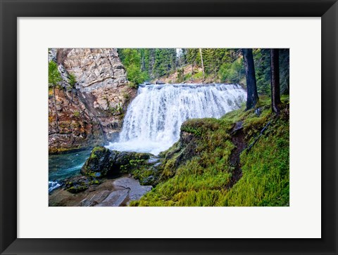 Framed South Fork Falls Print